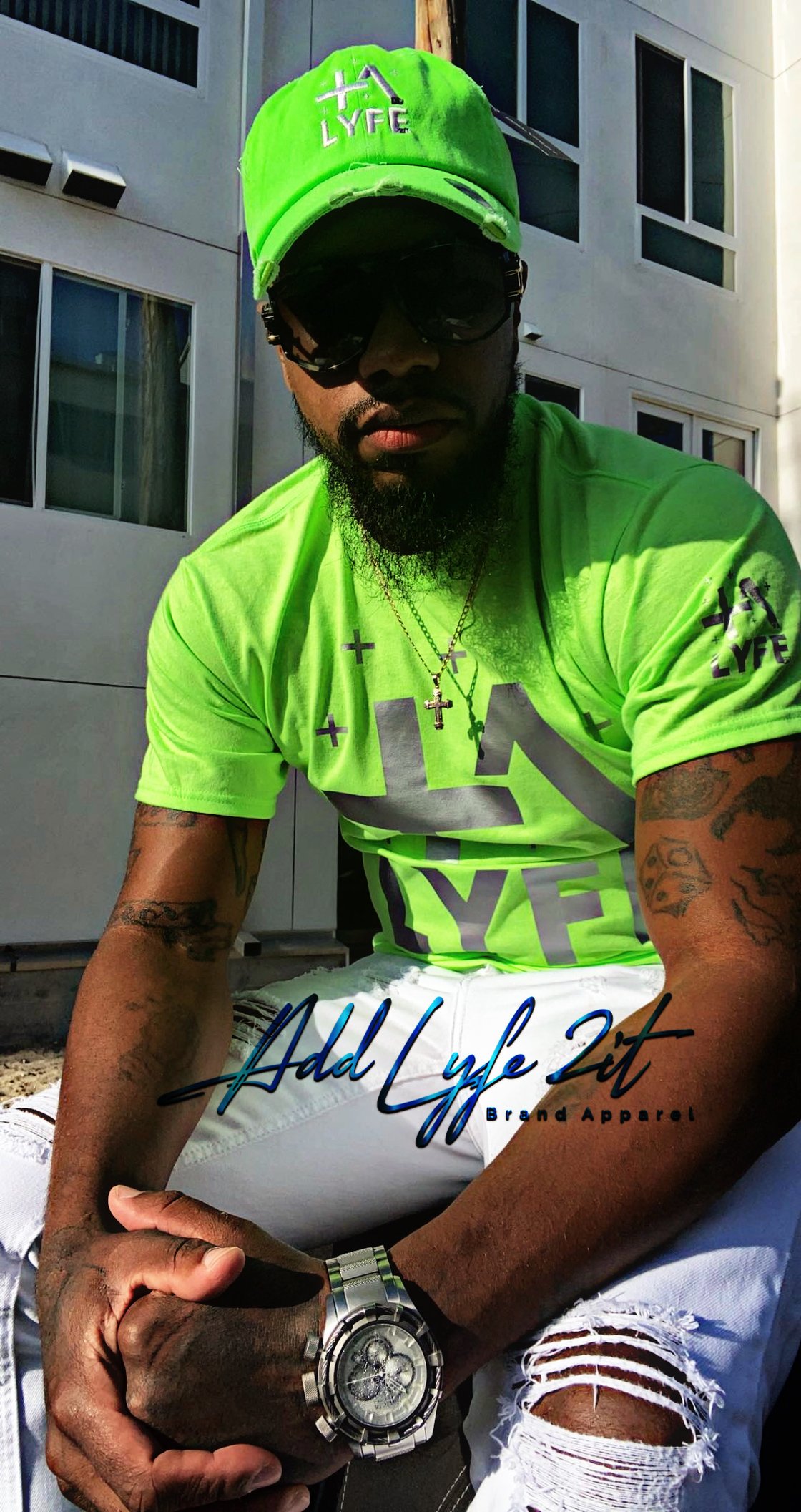 Image of Add Lyfe 2it Classic Lime T-Shirt