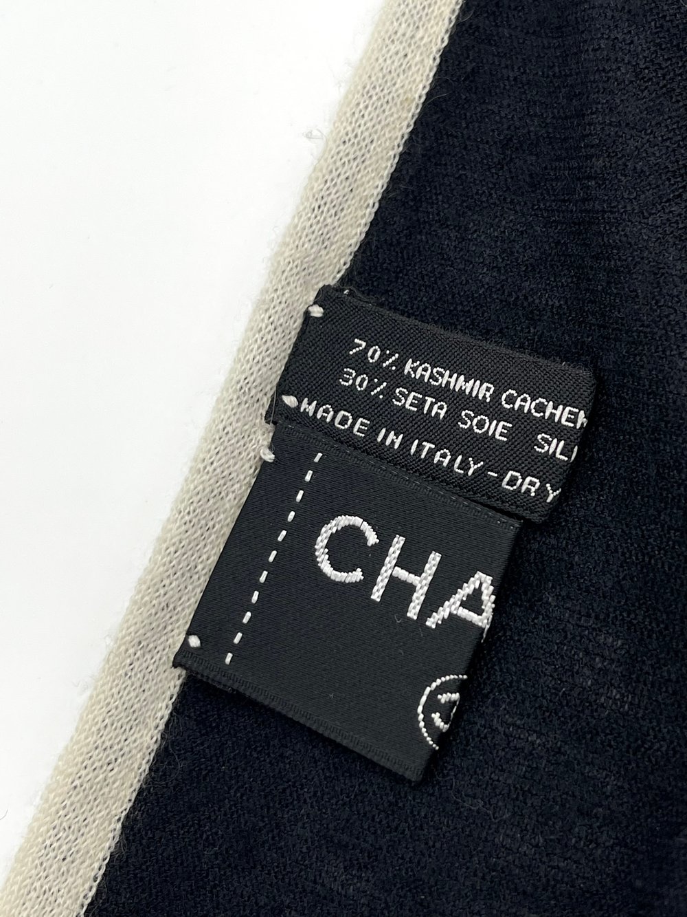 Chanel Vintage Cashmere XL Shawl