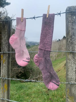 Image of Seeing Pink - Short & Standard Work Socks - 2pair set