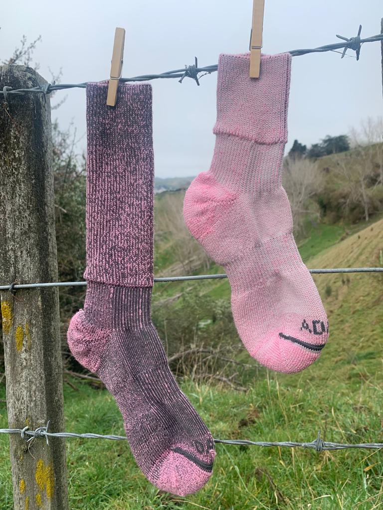 Seeing Pink - Short & Standard Work Socks - 2pair set