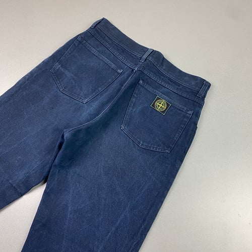 Image of 1980s Stone Island jeans, size 32" x 28"