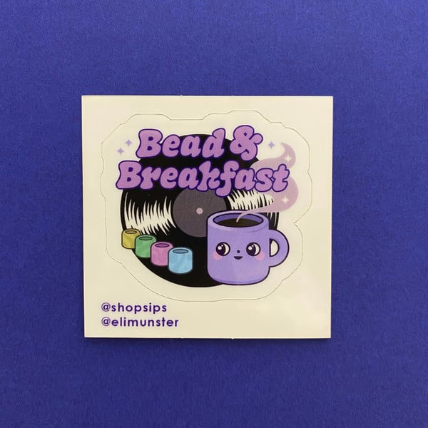 Image of Bead & Breakfast Sticker