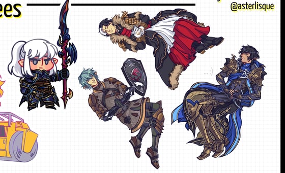 Image of FFXIV  Injury Standees