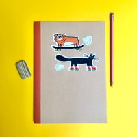 Image 3 of Roller Cat Sticker