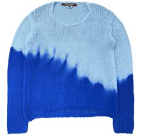 Image 1 of '18 Junya Watanabe "Dip Dye" Cable Knit Sweater