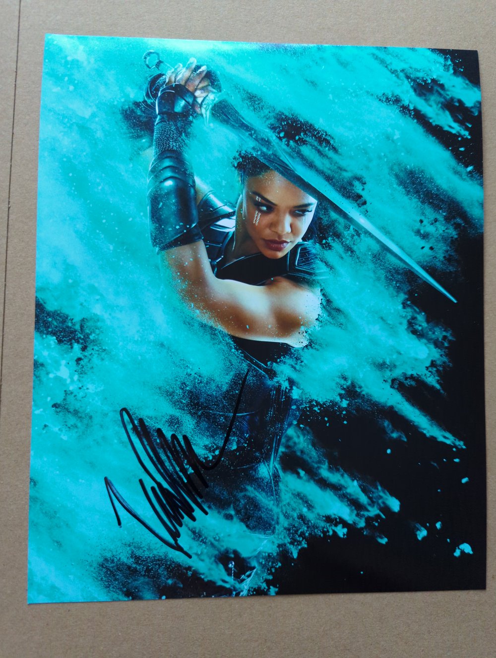 Thor: Ragnarok Tessa Thompson Signed 10x8