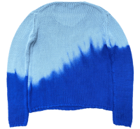 Image 2 of '18 Junya Watanabe "Dip Dye" Cable Knit Sweater