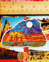 Image 2 of Utah Nights Vinyl Art Sticker