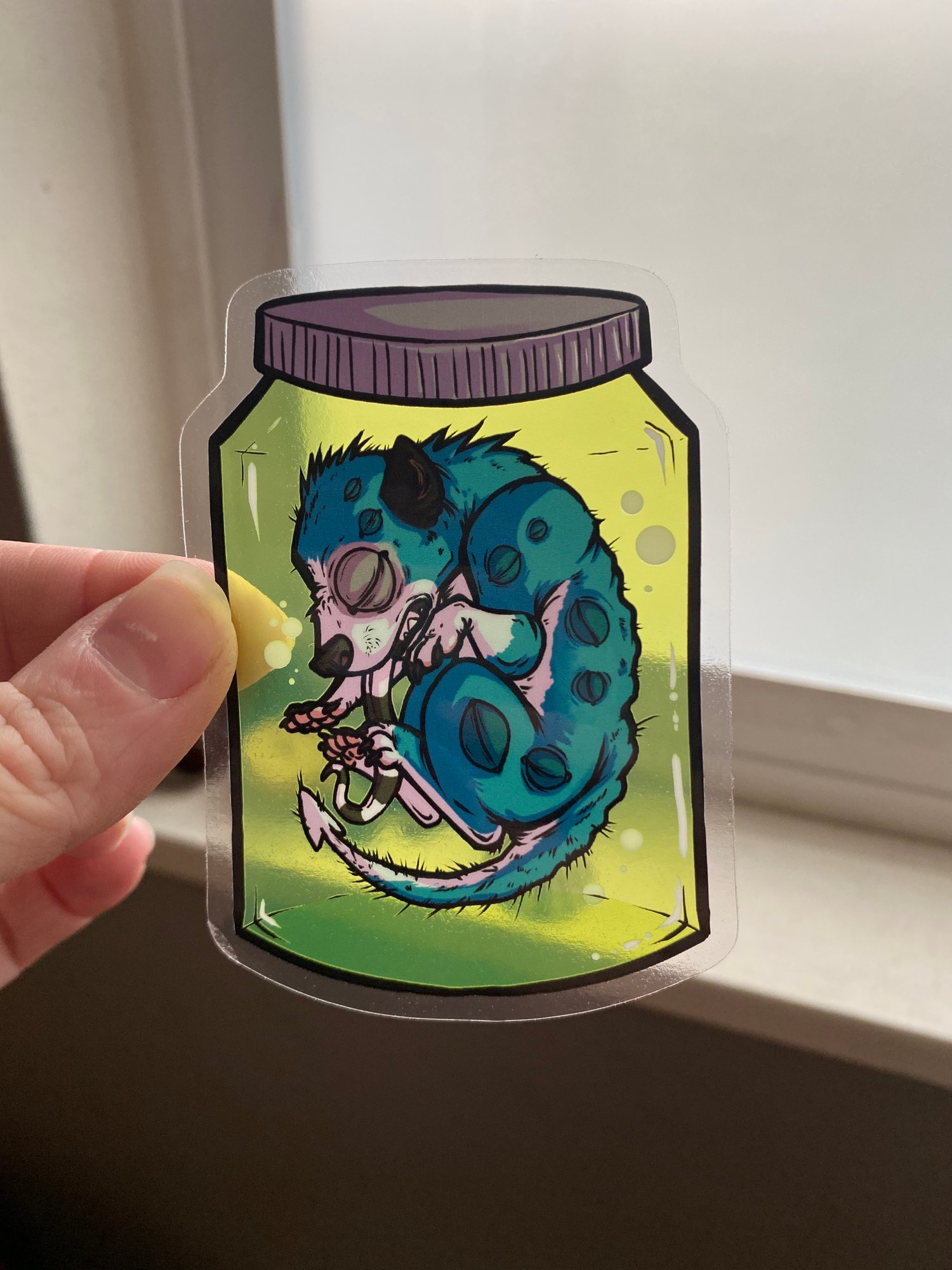 Illusion fetal specimen - Translucent Stickers