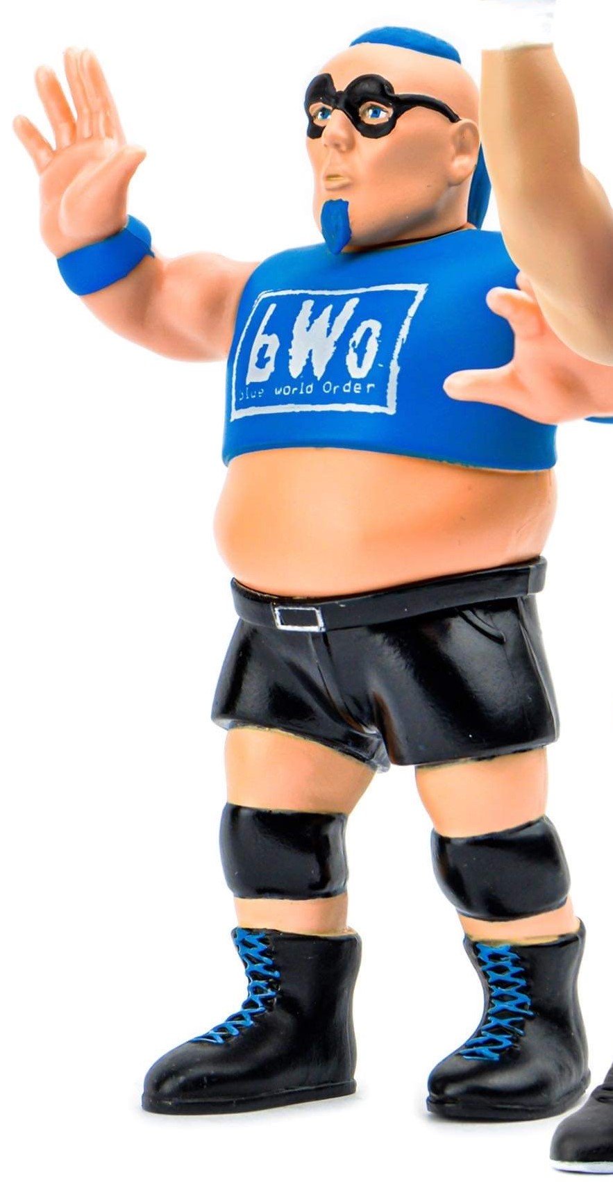 Image of BLUE MEANIE wrestling megastars series 2 figure by Chella Toys