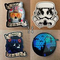 50% off Stickers! Only $2.50 Each!! Rebel, Trooper, Empire, Epcot!