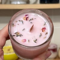 Image 3 of pink raspberry and whipped cream scented candle