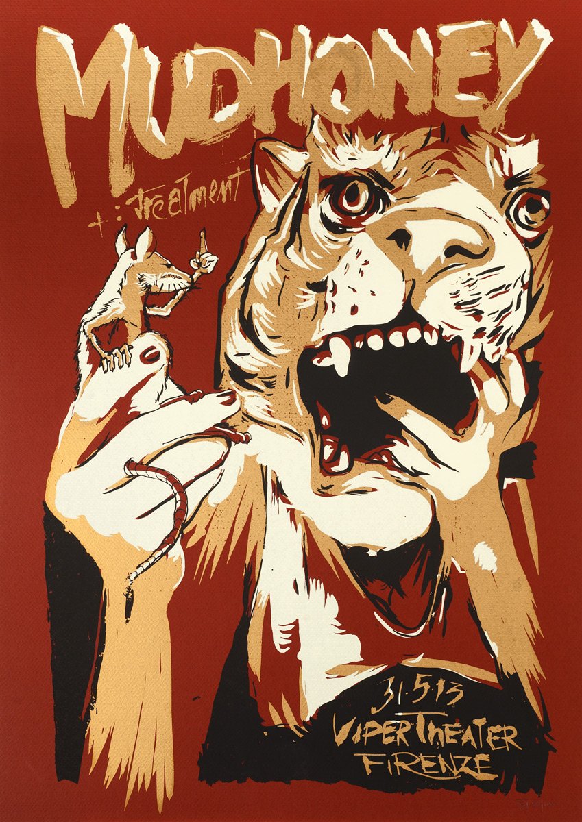 Mudhoney feat. Treatment live at Viper Theater, 2013