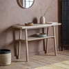 Japandi Slatted Console Table