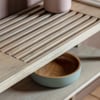 Japandi Slatted Console Table