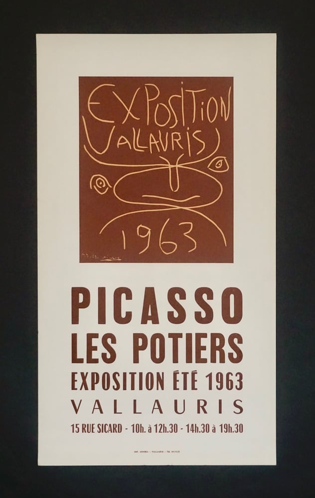 Image of picasso / exposition vallauris 1963 & 1964 / 30/096-097