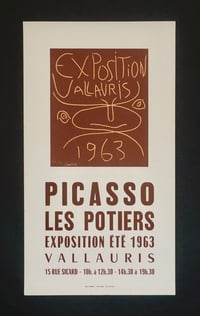 Image 2 of picasso / exposition vallauris 1963 & 1964 / 30/096-097