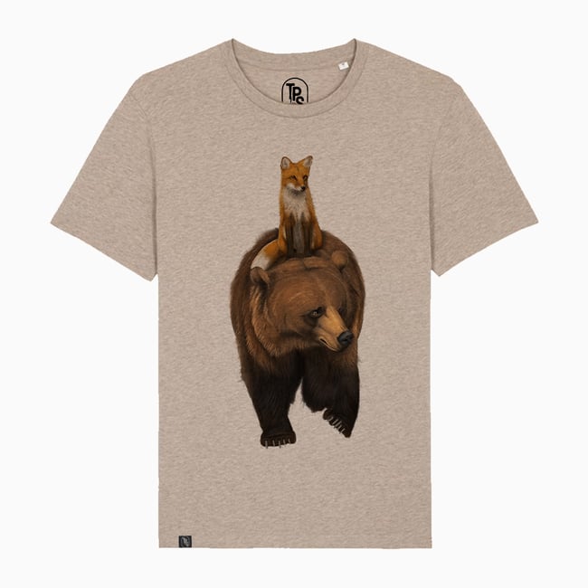 Grizzly Bear & Fox T-Shirt Organic Cotton