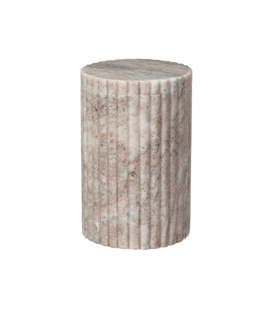 Image of CANISTER 'PLATON' L MARBLE by Broste Copenhagen
