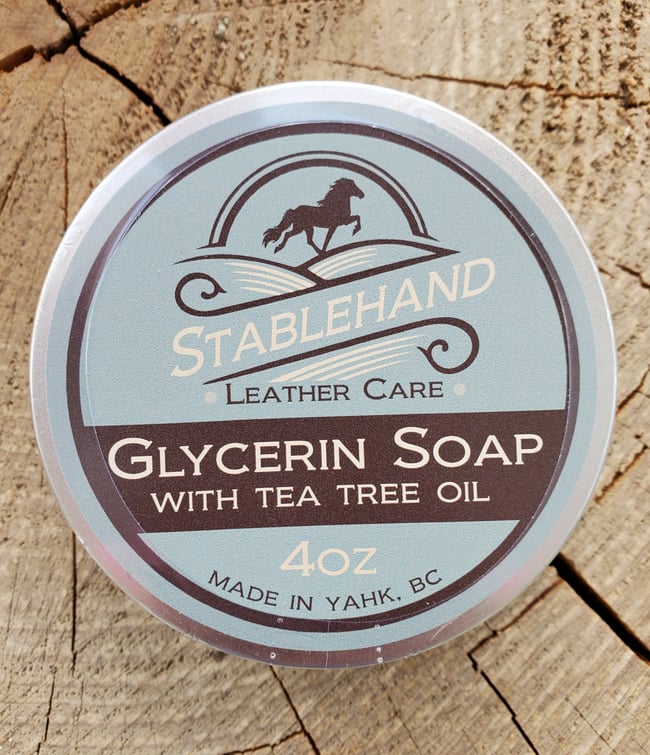 Glycerin Leather Soap with Tea Tree Oil