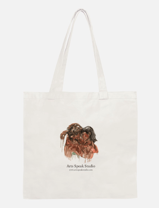 Image of Tenderness Printed Tote Bag 