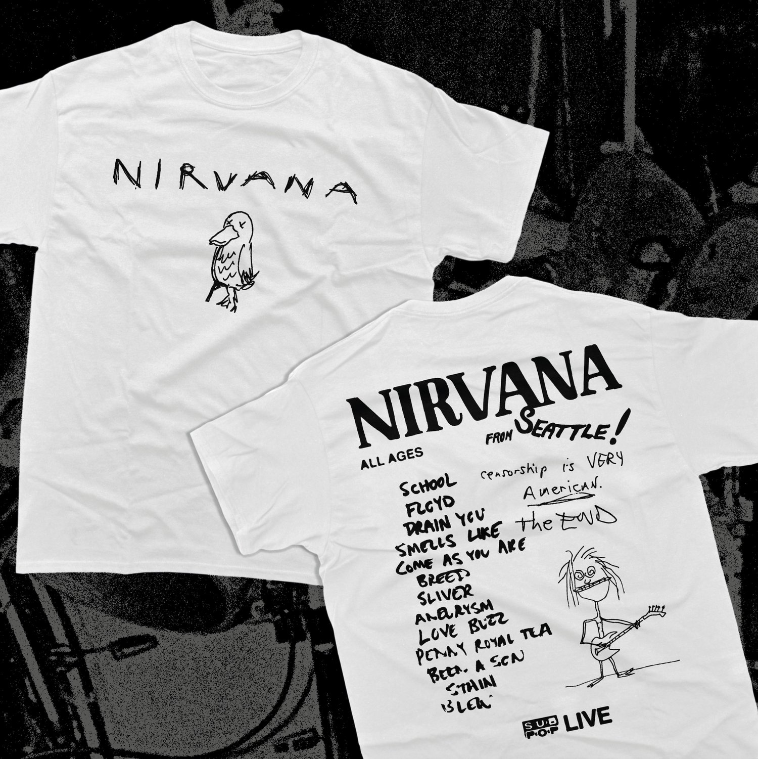 Image of Nirvana - Bootleg Tee