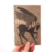 Image 1 of Pegasus - Mythical Beast Postcard