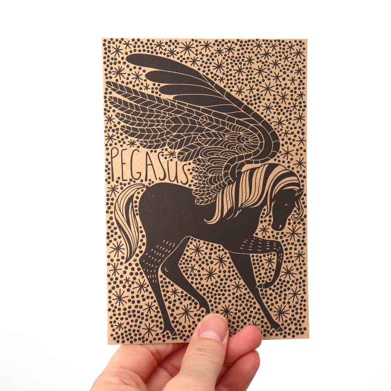 Image of Pegasus - Mythical Beast Postcard