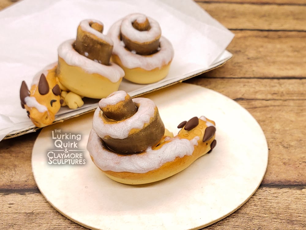 Cinnamon Roll Lindworm Dragon
