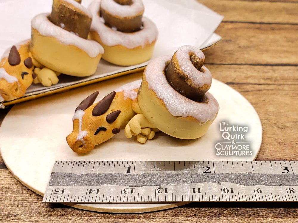 Cinnamon Roll Lindworm Dragon