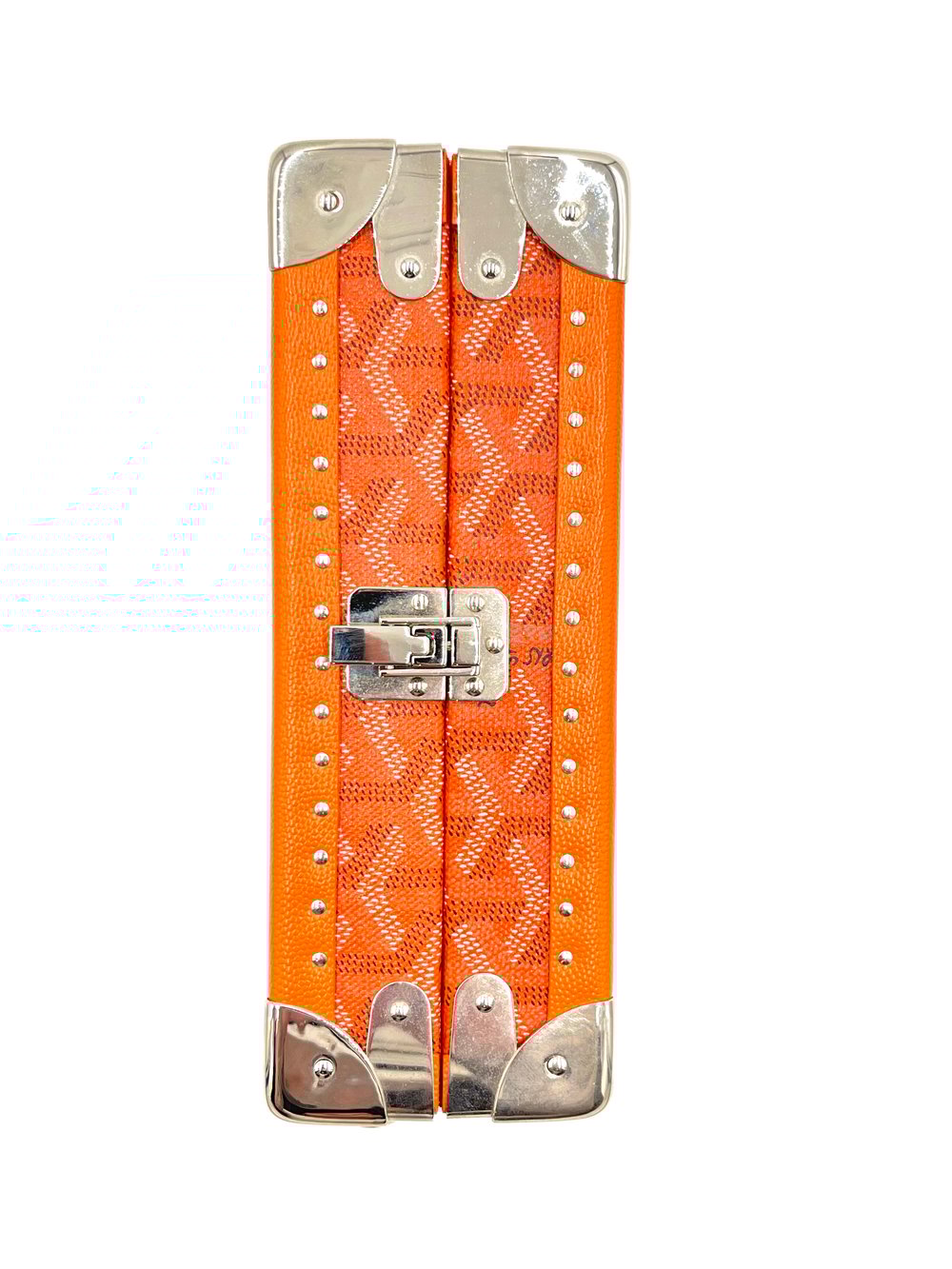 (CUSTOM MADE) GOYARD TRUNK - ORANGE