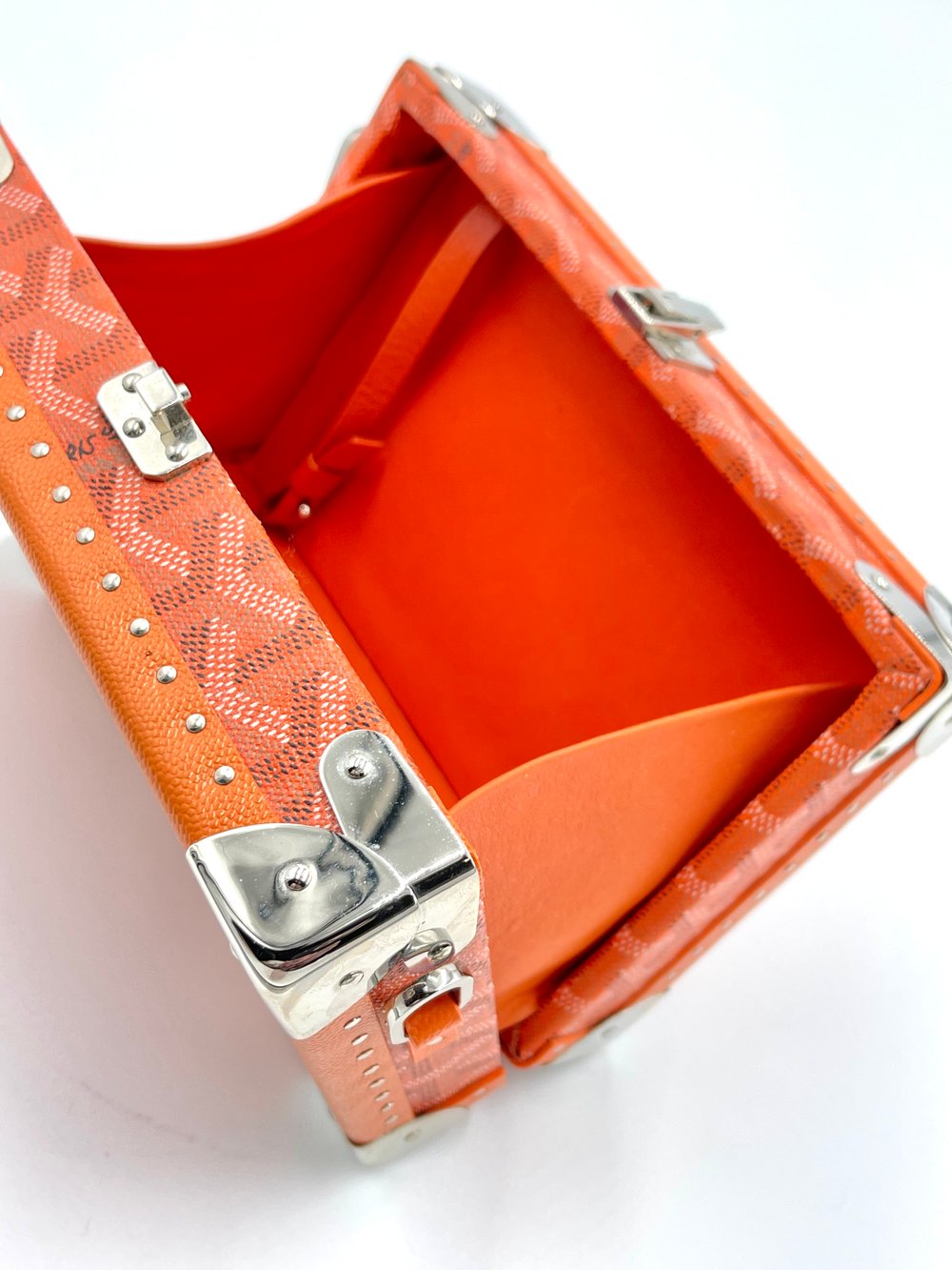 (CUSTOM MADE) GOYARD TRUNK - ORANGE