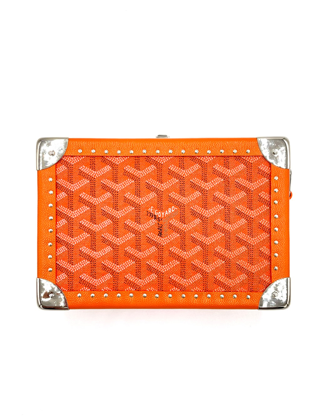 (CUSTOM MADE) GOYARD TRUNK - ORANGE