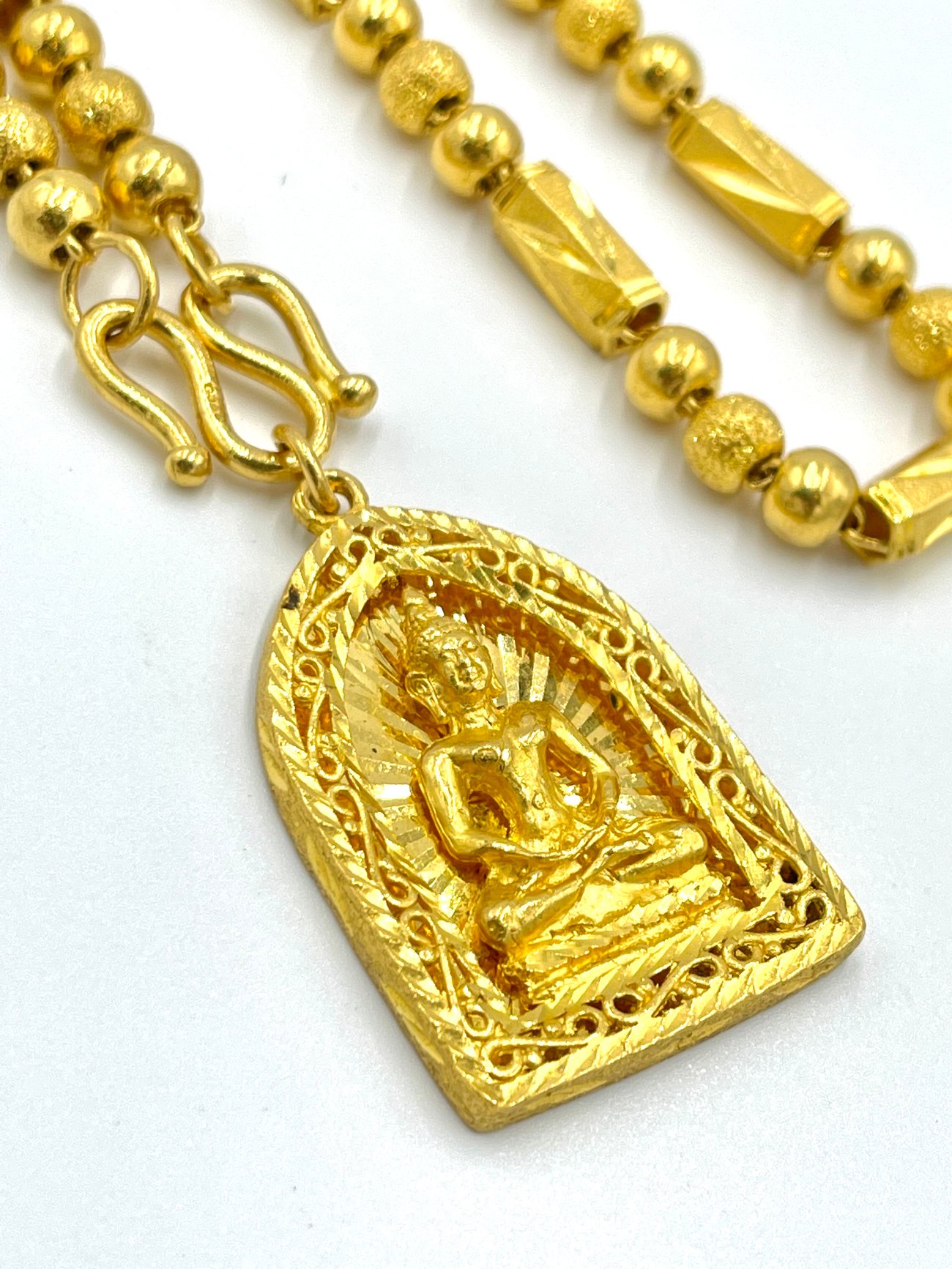 24K Buddha on 24K Baht chain ADKILLAINK