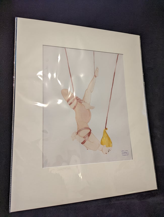 Angelica Shibari Watercolor 