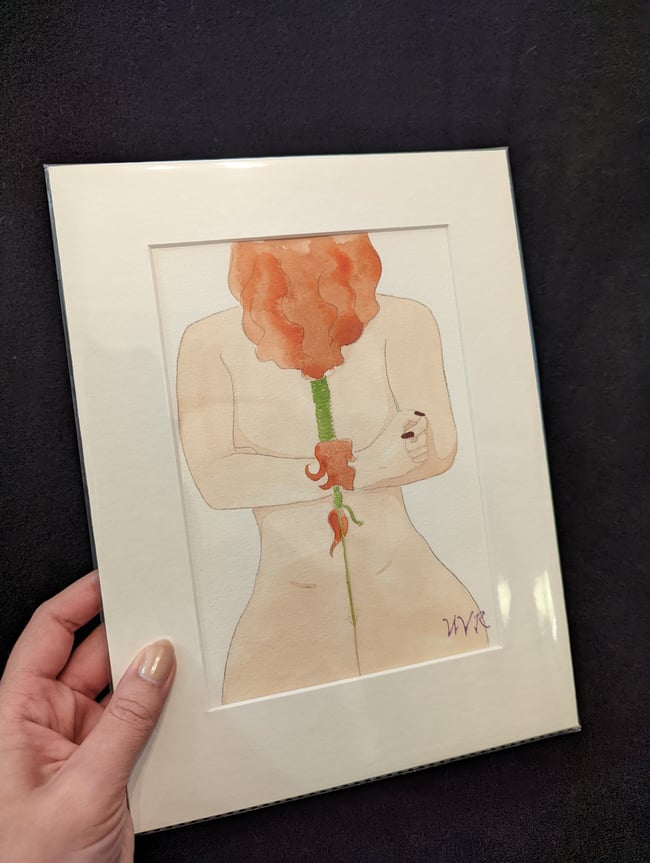 Havana Shibari Watercolor 