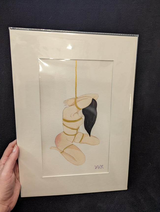 Caprice Shibari Watercolor 