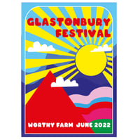 Limited Edition Glastonbury Postcard | Sunny Days 2022