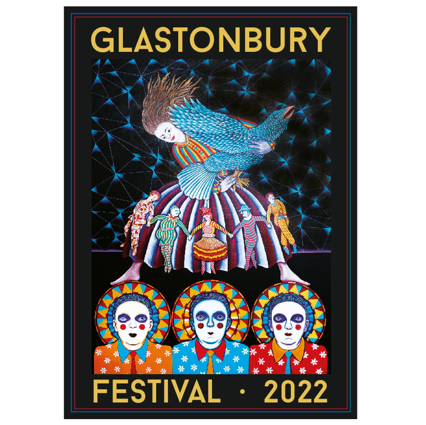 Image of Limited Edition Glastonbury Postcard | Pheonix 2022