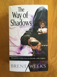 Image 1 of Brent Weeks "The Way of Shadows" Mass Market Paperback