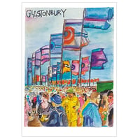 Image 1 of The Tranquility of Chaos | Glastonbury Postcard Competition Winner 2022