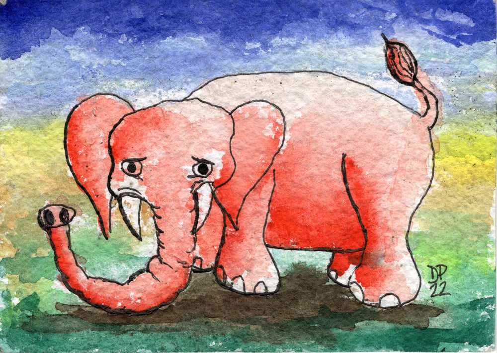 Image of Red Elephant
