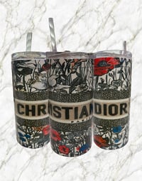 Christian Dior canvas tote tumbler