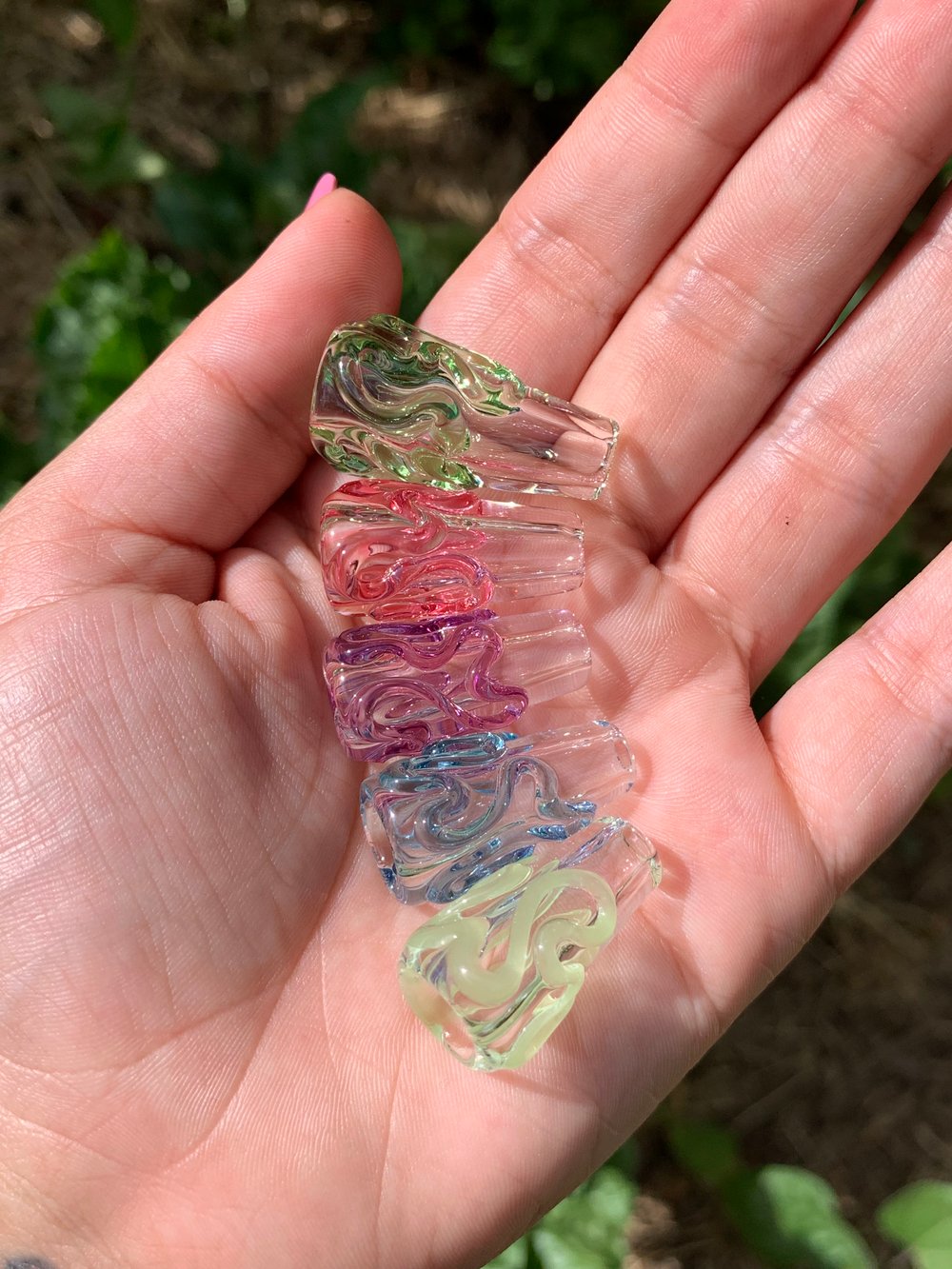 Image of Squiggle Beads (clear)