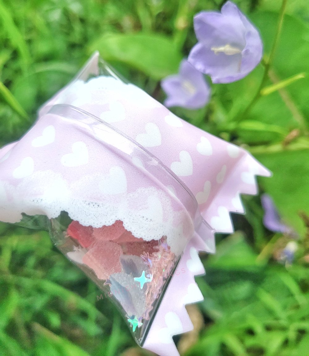 Image of LOVE PLANET - Shaker Candy Bag Keychain Charms