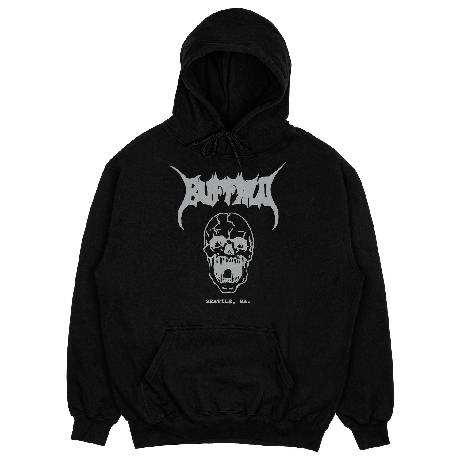 "THE VOID" GRAY AND BLACK HOODIE