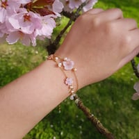 Image 5 of White Sakura Trio Bracelet | Jovanka | SAKURA 2022