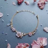 Image 3 of White Sakura Trio Bracelet | Jovanka | SAKURA 2022