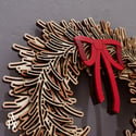 APA Christmas Lasercut Wreath - Plywood