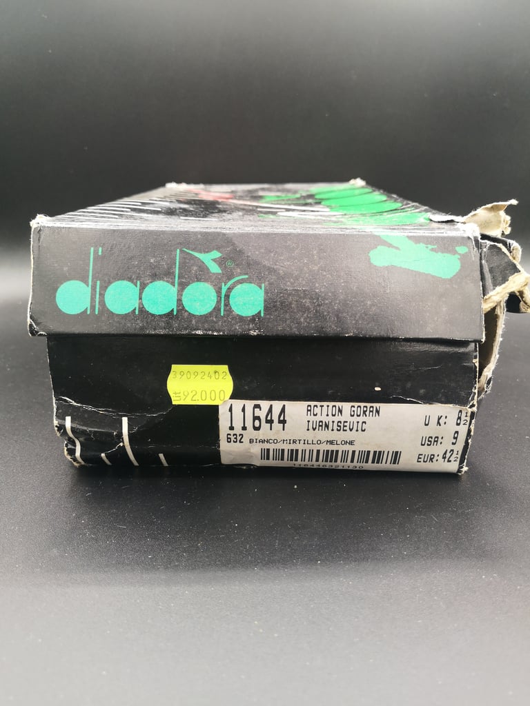 DIADORA ACTION GORAN IVANISEVIC SIZE 9US 42.5EUR Image 2